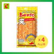 BENTO 魷魚鱈魚脆片 - 泰式香辣肉碎味 18g X4件