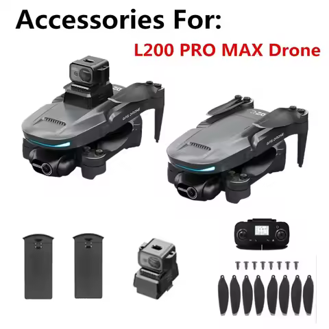 L200 PRO MAX Drone Original Accessories 7.4V 1600mAh Battery Propeller Maple Leaf For L200 PRO MAX D