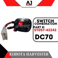 Switch Combination DC70 Kubota Harvester Part : 5T057-42242