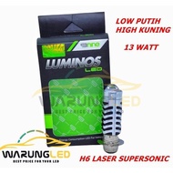 MOTORCYCLE LED LIGHTS Original H6 9NINE Luminos LS 2 WHITE YELLOW