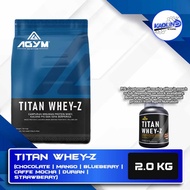 Agym Nutrition Titan Whey 2kg, - Halal Whey Protein Powder Fitness Supplement (Halal)