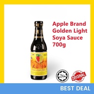 Apple Brand Golden Light Soy Sauce Sos Soya Kicap 苹果牌天然头抽酱油酱清 700g