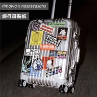 · Original rimowa rimowa Large Size Suitcase Sticker Luggage Trolley Case Air Consignment Case Decoration Waterproof