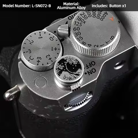 Aluminum Alloy Dustproof Hot Shoe Cover Protective Cap for Fujifilm XM5 XS20 X100VI Canon R8 R50 Nik