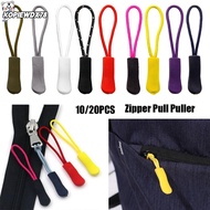 KOPIEWDX78JQ 10/20pcs Cord Rope Pullers High quality Bags Clip Buckle Suitcase Tent Backpack Zip Pul