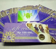 Gift Voucher MAP Seratus Ribu 100000