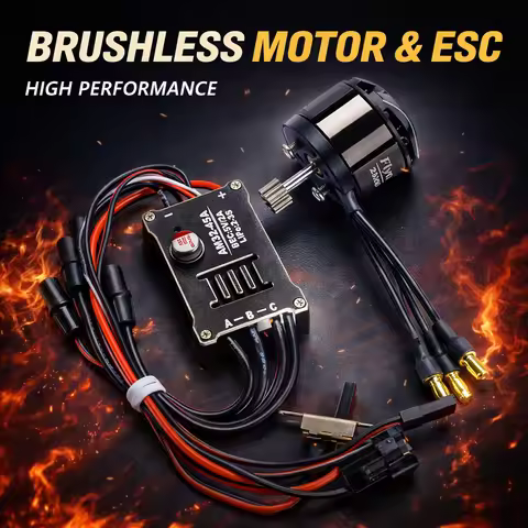 PYFORE 2322 Outer Rotor Brushless Motor Set 3500KV 45A Speed Controller for MN Model MN99S MN82 MN98