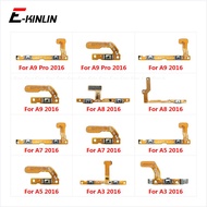 Switch Power ON OFF Button Flex Cable For Samsung Galaxy A3 A5 A7 A8 A9 Pro 2016 Mute Silence Volume Key Repair Parts