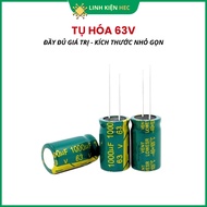 Capacitor 63V 100uF - 2200uF high frequency hec components