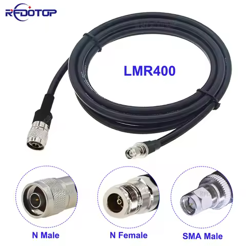 LMR400 Cable SMA to N Type Connector Radio WIFI Extension Pigtail Jumper for 4G LTE Cellular Amplifi