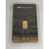 1g Gold Bar PX Precinox