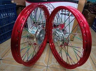 Paket Velg Jari Jari 1Set Velg Rossi Untuk Motor Revo New Revo Absolute Blade Kharisma Supra Revo Fi