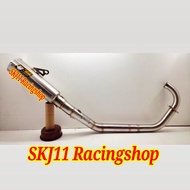 DISKON! Knalpot Kenalpot Racing SJ88 SATRIA FU Karbu Fullset Fulsystem