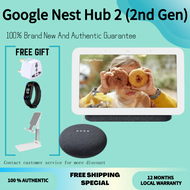 Instock Google Nest Hub 2 (2nd Gen) with google nest mini (Chalk, Charcoal, Mist, Sand, Sage) Smart Home Assistant + Sleep Sensing