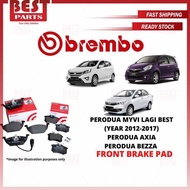 Brembo Perodua Myvi Lagi Best Axia Bezza Front Brake Pad 100% Original Brembo Brake Pad P99027