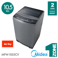 Midea 10.5KG Fully Auto Washer Top Load Washing Machine - Model: MFW-1055CV