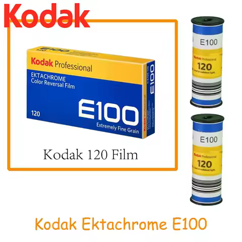 120 Original Kodak Professional Film Kodak Ektachrome E100 120 Negative Film Color Transparency Film
