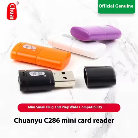 Kawau Micro Memory Card Reader SD Card Reader 2.0 USB High Speed Adapter with TF Card Slot C286 Max 