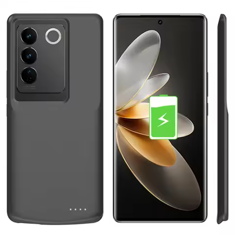 Power Bank Cover For VIVO V27 Pro 5G Battery Cases 6800mAh External Charger Battery Powerbank Cover 