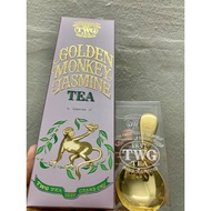 Exquisite TWG Tea Loose Leaf English Breakfast Golden Monkey Jasmine Gold Spoon Gift Set