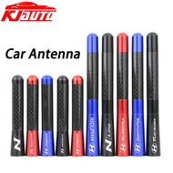 12cm HYUNDAI Car Antenna Carbon Fiber Radio FM Antena Black Kit For Hyundai Stagazer X Creta Accent 