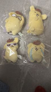 現貨 Sanrio Furyu 2月 布丁狗布甸狗 搞笑誇張表情 景品公仔 掛繩 掛袋