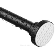 Shower Curtain Rod 42 to 73 Inches, Tension Shower Rods No Drilling, Non Slip, Adjustable Curtain Ro