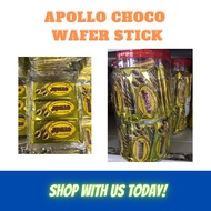 Apollo Chocolate Wafer Cream Biscuit, Biskut Coklat Berkrim, Chocolate Wafer Stick