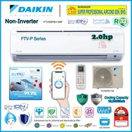 Daikin R32 Non Inverter Aircond FTV50PB V1MF &amp; RV50PBV1M ((2.0hp)) R32 Standard Non-Inverter Air Conditioner FTV-P Series ((Wifi-Smart Control)) -Gin Ion