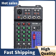 A3 Car Audio Mixer 2Hz - 76Khz DJ Sound Mixing Table Sound Card 4-Band Equalizer Professional Car Re