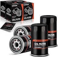 A-Premium 10K Miles Protection Spin On Oil Filter Compatible with Ford F-250 Super Duty 2011-2023, F