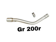 ท่อสลิปออน GPX Demon Gr200R ส่วนปลายท่อแต่งขนาด 2 นิ้วใส่ได้ทั้ง 2 วาล์วและ 4 วาล์ว