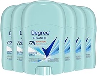 Degree Shower Clean Dry Protection Antiperspirant Deodorant Stick, 0.5 oz (Pack of 6)