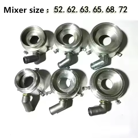 Venturi Gas Mixer for LPG CNG Traditional Conversion Systems Petrol Cars 52mm/62mm/63mm/65mm/68mm/72