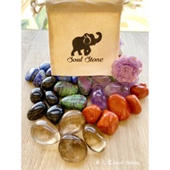 Soul Stone Natural Crystal Without Any Optimization Treatment Raw Ore Handle Piece Accompanying Citr