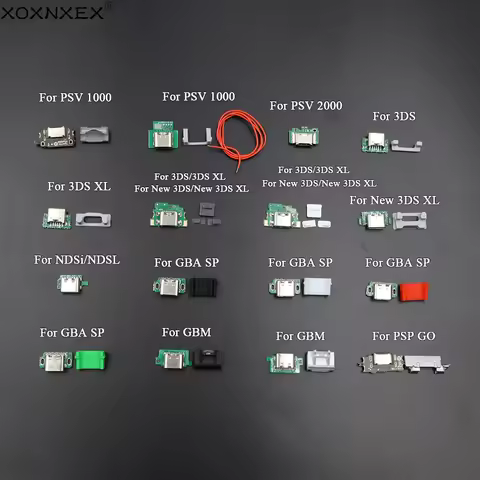 For New 3DS XL & GBM Charging Port Convert to USB-C Mod USB Type C Charging Socket For PSV1000 PSV20