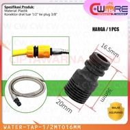 Water Tap Quick Release male Connector 1/ 2 Inch to 16 mm