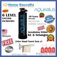 Water Filter AQUARIUS 6 Stage Sand Outdoor Water Filter Reinforced Fiber Black Casing Water Filter A