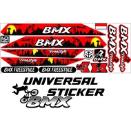 ALL BIKE STRIPING VARIATIONS FOR BMX BIKES MOTIF FREESTYLE CUSTOM BIKE STICKERS STRIPING BMX BIKES U