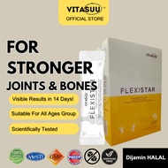 1 Box  VITASUU Flexistar Strong Joint, Joint Repair & Bone Nutrition Powder 15sX6g 强关节健康补骨营养素 Joint 