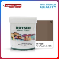 【Hot Sale】BOYSEN PERMACOAT LATEX PAINT COLOR SERIES CHOCOLATE KISS B-7588-4L