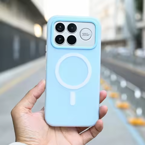 Case For POCO F8 Ultra Pro Simple Magnetic 2-in-1 Skin-Friendly Liquid Silicone Cover For Poco F 8 U