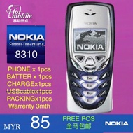 Original NOKIA 8310 2nd Renew.Set Telefon 原装诺基亚 8310 二手翻新手机、