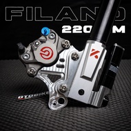 Ktc VND Filano 2p Shock Caliper Breket Disc Size 220 mm (For KTC Brembo 2p)