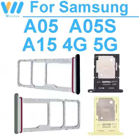 Phone SD + SIM Card Tray Reader Use For Samsung Galaxy A05 A05s A15 4G 5G SM-A055F A057F A155F A156B