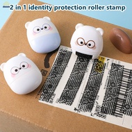 Security Roller Stamp Retractable Letter Opener Roller Stamp Personal Privacy Protection Roller Stamp [DOOM]