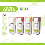 MAEIL Sangha Farm Organic Milk 125ml Flavor Banana Strawberry