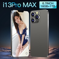 【original ready】Original phone I13 pro max i13proMax 6.7 Inch hp 16G RAM 1TGB ROM cheap cellphone washing warehouse Android Face Recognition Unlocked Mobile Phones cheap cellphones
