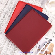 WELLNESSSPOT A4 Agreement Folder, PU Leather No Inserts Certificate Diploma Cover, Premium Protectiv