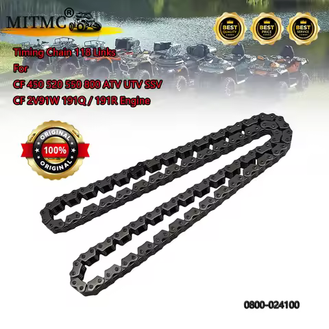 Timing Chain 118 Links For CF 450 520 550 800 ATV UTV SSV CF 2V91W 191Q / 191R Engine 0800-024100